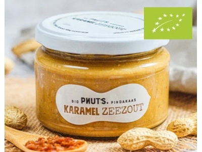 Pindakaas karamel zeezout biologisch