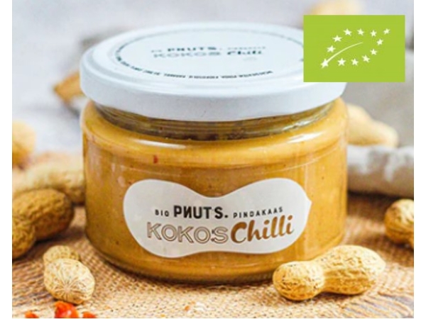 Pindakaas kokos chili biologisch