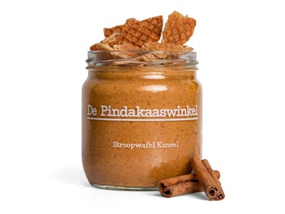 Pindakaas stroopwafel kaneel